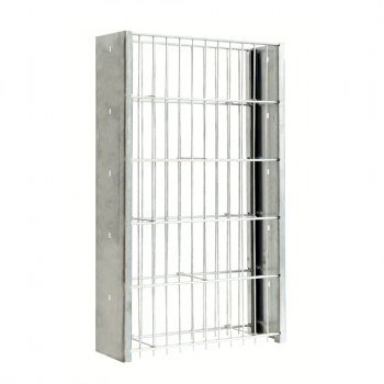 Preview: Gabionenzaun C-Line PREMIUM aus C-Profilen 194mm Feuerverzinkt (zum Einbetonieren) Preview: Gabionenzaun C-Line PREMIUM