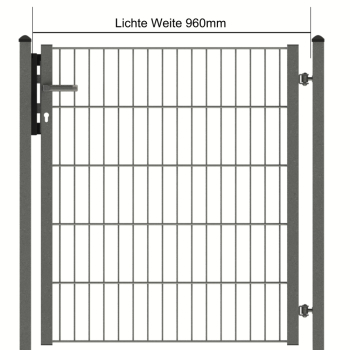 Preview: Drehflügeltor SOLID Eco Abverkauf Preview: Drehflügeltor SOLID Eco Abverkauf