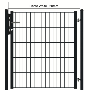 Preview: Drehflügeltor SOLID Eco Abverkauf Preview: Drehflügeltor Solid Eco
